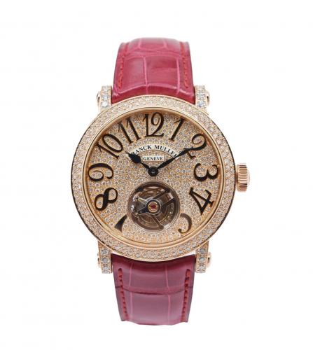 FRANCK MULLER ROUND TOURBILLON WATCH VINTAGE PARIS