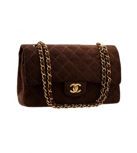 CHANEL BROWN FLAP BAG