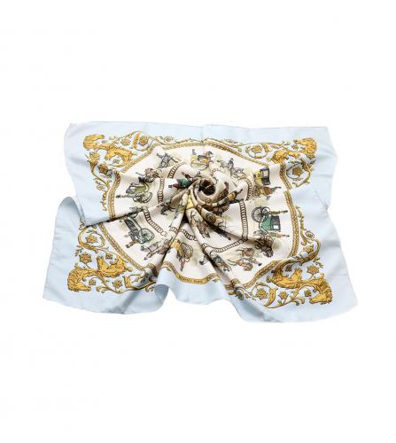 LA PROMENADE A LONGCHAMP HERMES SCARF 90