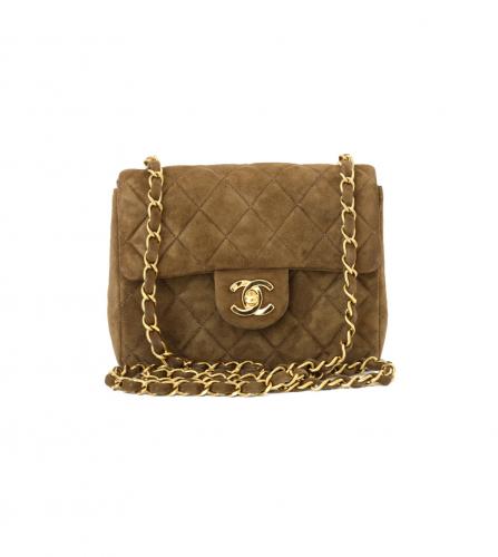 CHANEL BROWN FLAP BAG