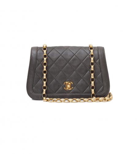 CHANEL KAKI FLAP BAG