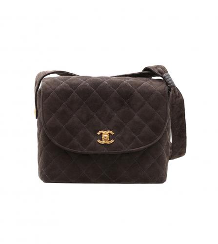 CHANEL BROWN FLAP BAG