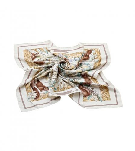 CASSE NOISETTE HERMES SCARF 90