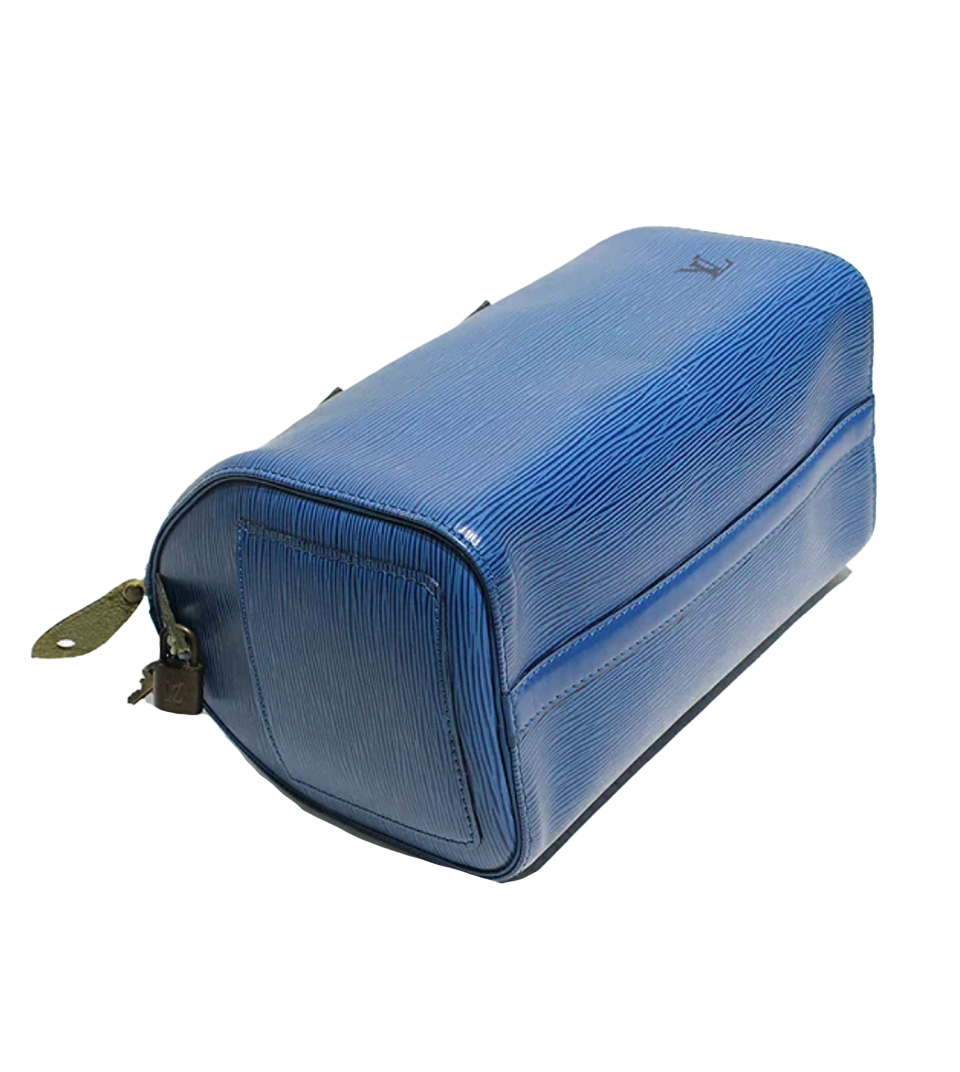 Louis Vuitton Epi Speedy 25 Boston Handbag Toledo Blue – Timeless