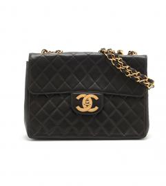 CHANEL MAXI BLACK SINGLE FLAP BAG