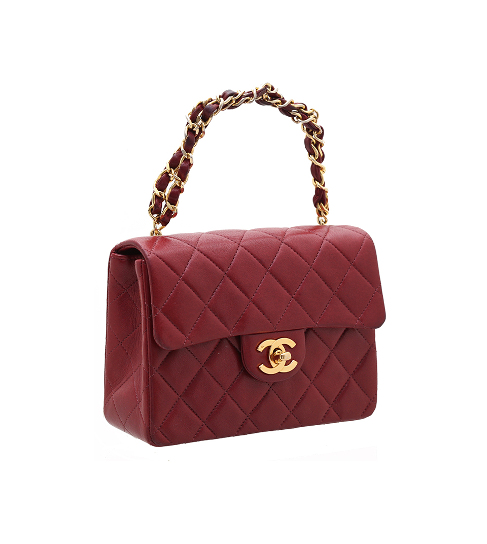 little red chanel bag