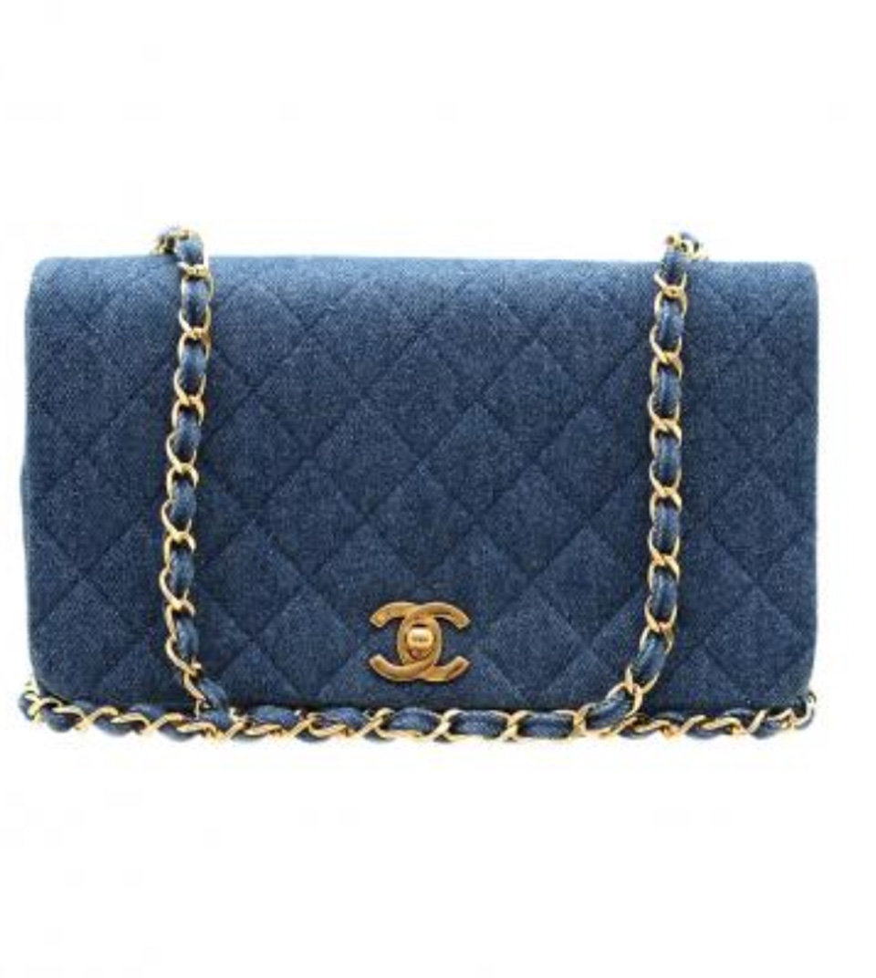 CHANEL DENIM FLAP BAG | VINTAGE PARIS