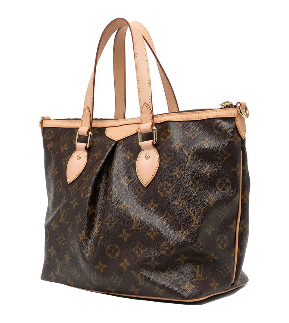 Louis Vuitton Palermo Shopping Bag in Brown Monogram Canvas and
