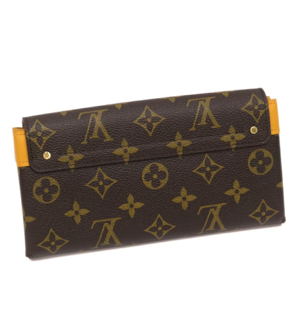 Louis Vuitton Elysee Monogram Clutch Wallet with Saffron - A World Of Goods  For You, LLC