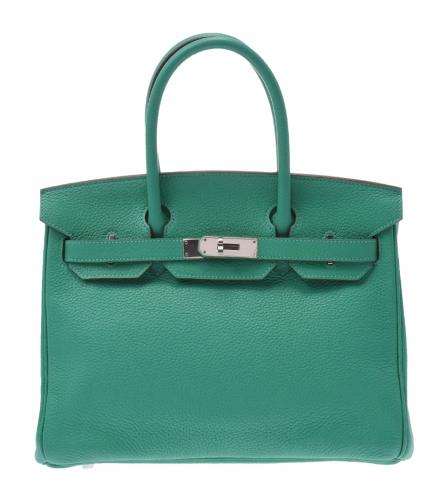 HERMES BIRKIN 30 TAURILLON CLEMENCE MINT