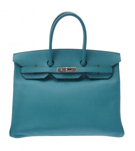 HERMES BIRKIN 35 EPSON BLEU PAON