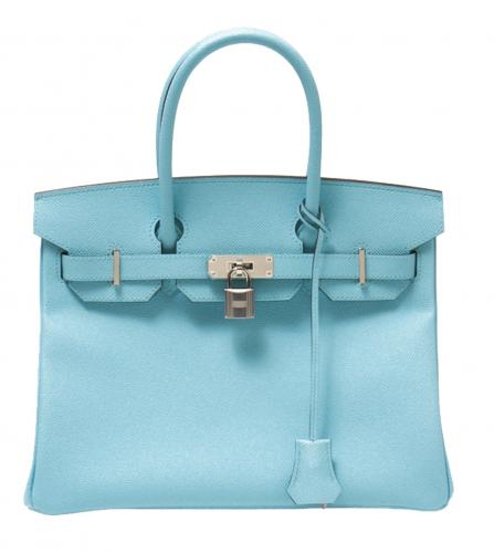 HERMES BIRKIN 30 EPSON BLEU ATOLL