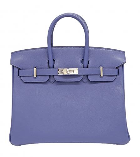 HERMES BIRKIN 25 TAURILLON NOVILLO BLEU AGATE