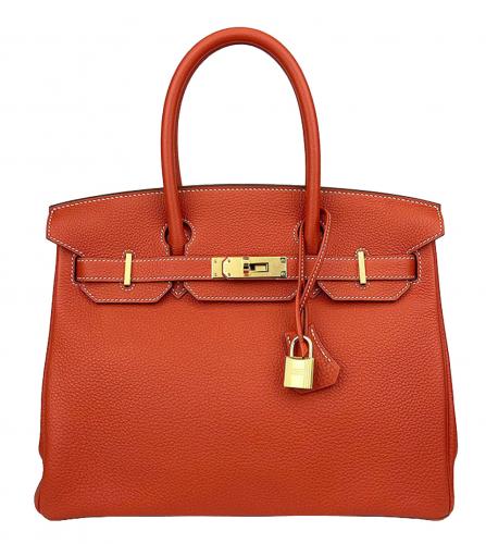 HERMES BIRKIN 30 TOGO SANGUINE