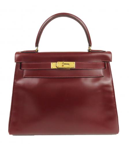 HERMES KELLY 28 BOX CALF RUGE H